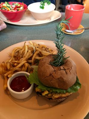 Veggie Burger at Spin Cafe in Heber City