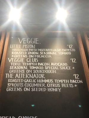 Lunch options at Diesel Cafe in Somerville
