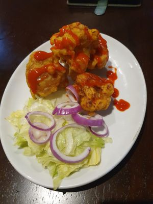 Bang bang cauliflower at The Horns Inn in Stafford