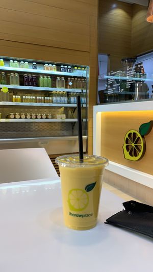 Mango milkshake  at The Raw Place - Al Muneera in Abu Dhabi