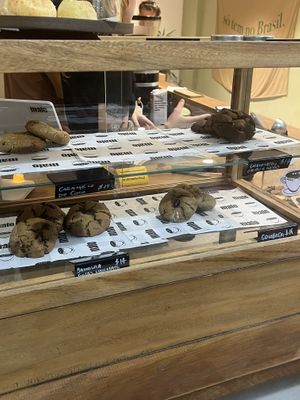 Homemade vegan cookies  at Mato Café in Rio De Janeiro