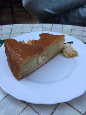 pear cake  at Heller's Vegetarisches Restaurant & Cafe in Mannheim
