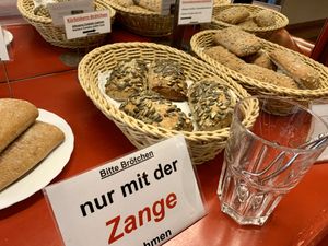 bread at Heller's Vegetarisches Restaurant & Cafe in Mannheim