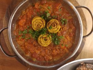 Lentil and Cashew Shakshuka at Nagila in Jerusalem