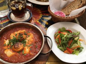 Shakshuka  at Nagila in Jerusalem