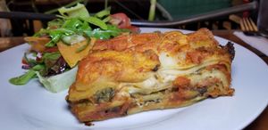 Vegan Lasagna at Nagila in Jerusalem