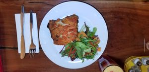 Vegan Lasagna at Nagila in Jerusalem