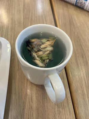 the tea  at Bijas Vegetarian 一念素食 in Hong Kong Island