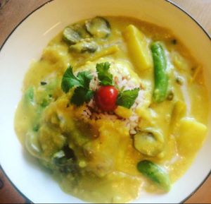 curry  at MUM Veggie Cafe in Hong Kong Island