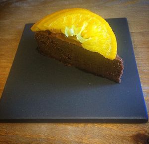 vegan chocolate cake  at MUM Veggie Cafe in Hong Kong Island