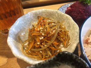 Burdock at MUM Veggie Cafe in Hong Kong Island