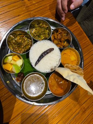 Vegetarian thali at Kari Leaf @ Patio in Langkawi