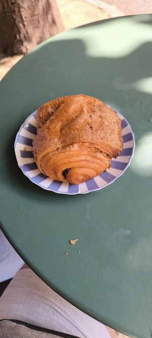 Pain au chocolat at Le Monde à l'endroit |  The World the Right Way Up in Saint-malo