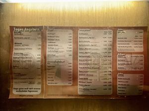 menu at Hemperium in Ulm