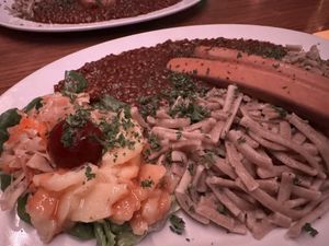 vegan supper  at Hemperium in Ulm