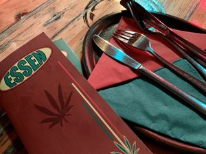 table at Hemperium in Ulm