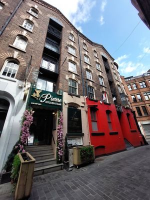 Exterior of the building at Bistro Pierre in Liverpool