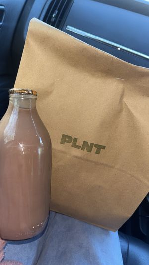 Oat chocolate milkshake   at PLNT in Manchester