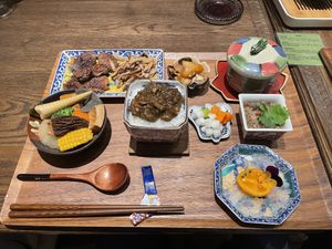 Set menu  at Ruo Wu (若无。 Veggies and Tea) in Shanghai