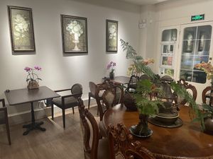The restaurant has a wide selection of Chinese teas  at Ruo Wu (若无。 Veggies and Tea) in Shanghai