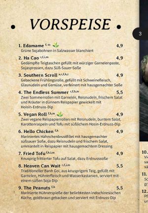 Menu 1 at Simplé Finsterwalde Restaurant in Finsterwalde