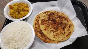 Not quite the combo at Taj Chaat House in Irving