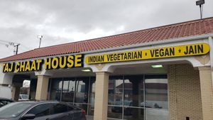 Next door to Shell Gas at Taj Chaat House in Irving