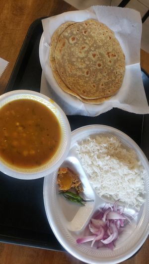 Chana masala at Taj Chaat House in Irving