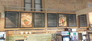 Menu at Longshaw Cafe in Hope Valley