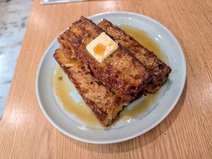 French toast at Abby and the Black Cat in Columbus