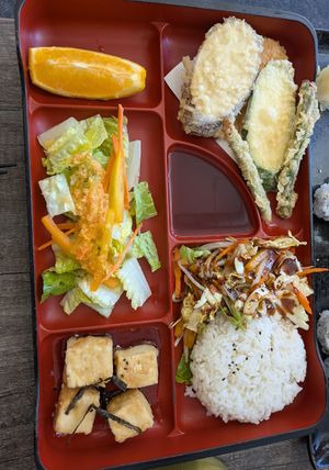 Veggie Bento box at Sushi-Ro in Ottawa