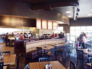 Inside at Malawi's Pizza in Lehi