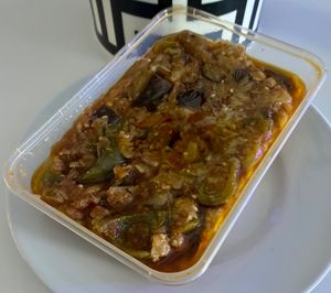 Moussaka  at Al Baghl Restaurant in Dubai