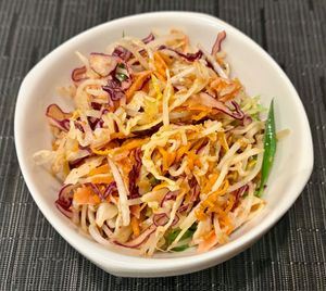 Bean sprout slaw at The Talk Restaurant in Dubai