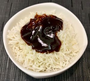 Rice with hoisin sauce  at The Talk Restaurant in Dubai
