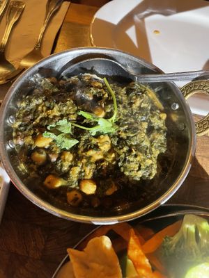 Chana saag  at Annapurna Cafe in Seattle