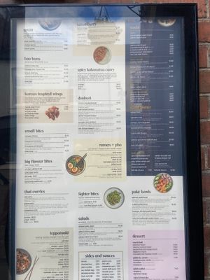 Lots of options clearly marked as vegan  at Rasa Restaurant in Lichfield in Lichfield