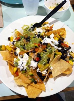 Vegan nachos at Mountain West Burrito in Lehi