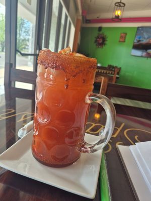 Michelagua, hibiscus at The Spanglish Mexican restaurant in Layton