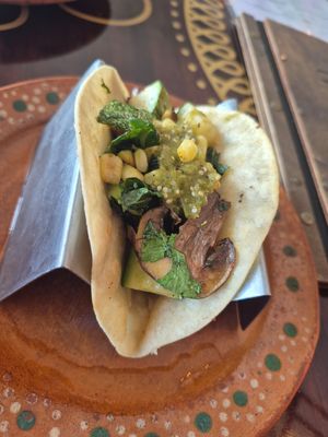 Vegan tacos at The Spanglish Mexican restaurant in Layton