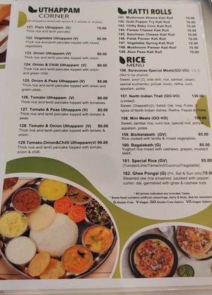  at Saravanaa Bhavan Hong Kong in Tsim Sha Tsui