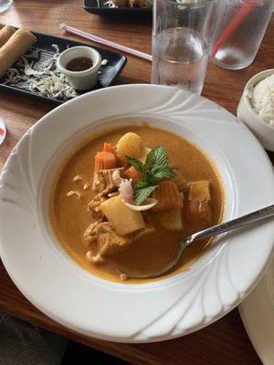 massaman curry (peanut sauce)  at Thai Village in American Fork