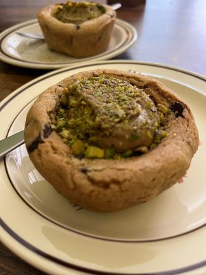 This pistachio cookie was incredible !  at Fox William Coffee Shop & Cafe in Fort William