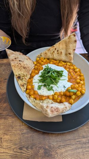 Channa masala at Fox William Coffee Shop & Cafe in Fort William
