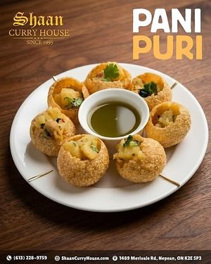 Say hello to Pani Puri 🤤💥

Crispy shells, flavorful fillings, and that burst of spicy-tangy water… one bite and you’re hooked at Shaan Curry House in Ottawa