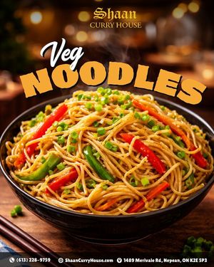 Wok-tossed perfection loaded with fresh veggies 🥕🌶️
Smoky, saucy, and full of street-style flavor 😋🔥
Every bite packed with Indo-Chinese goodness at Shaan Curry House in Ottawa