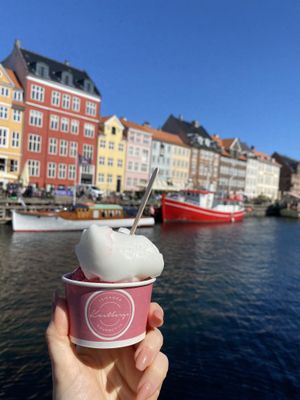 Sorbet on Nyhaven  at Nyhavn 40 Kastbergs Is in Koebenhavn