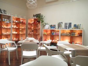 Interior at Mondo di Eutepia in Bologna