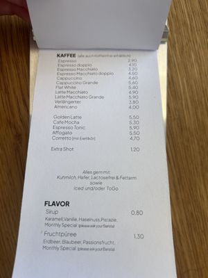 menu  at TUTTO BERNY in Oberoesterreich