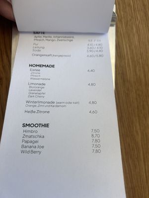 menu  at TUTTO BERNY in Oberoesterreich